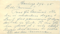 Lars-Gustaf's mother Inez (Isse) writes to her mother.