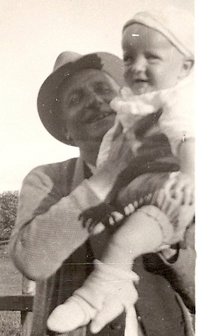 Grandpa Claes Erik with Lars-Gustaf